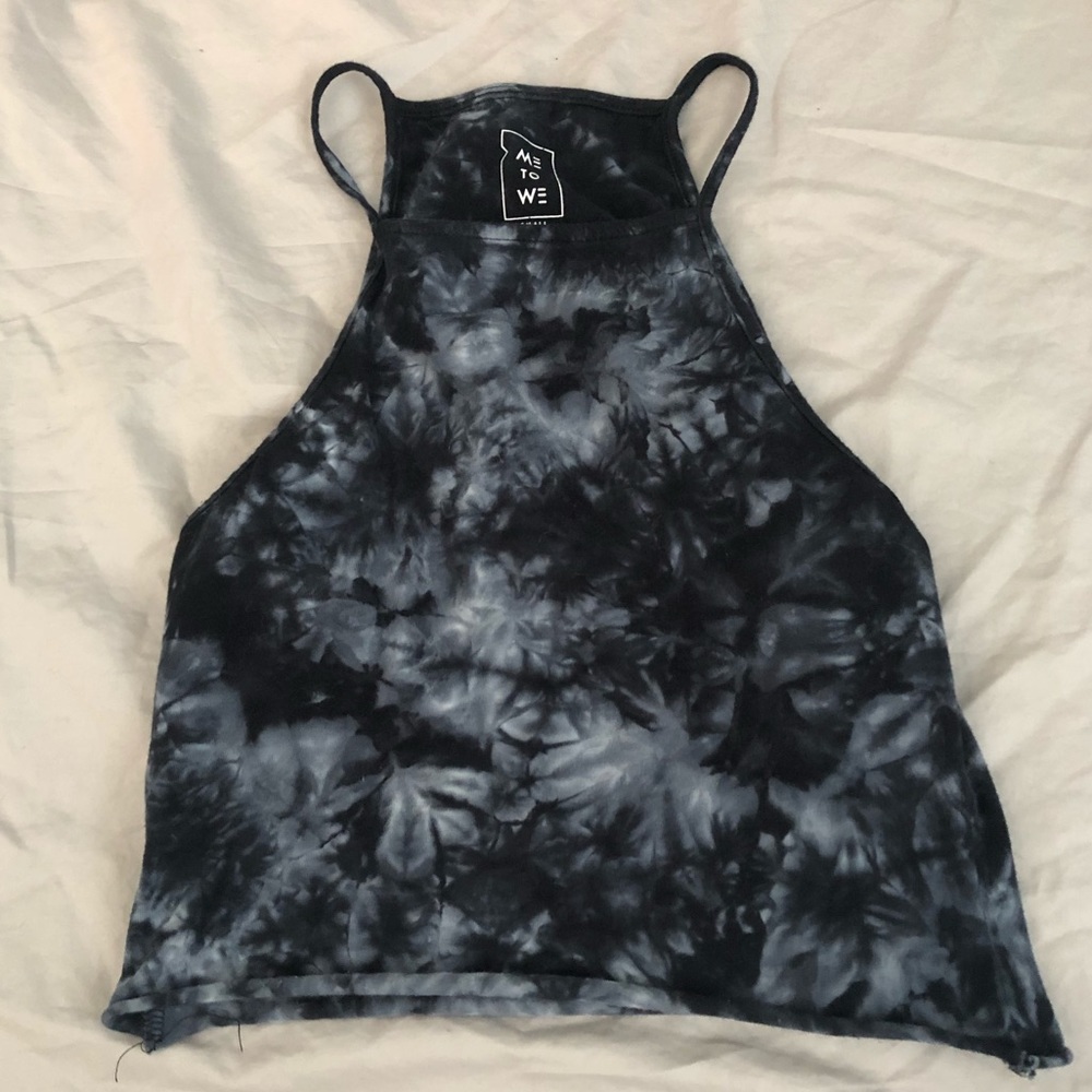 Tie dye cropped tank